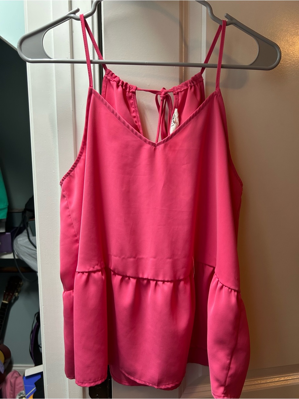 Olive & Oak Hot Pink Spaghetti Strap Cami